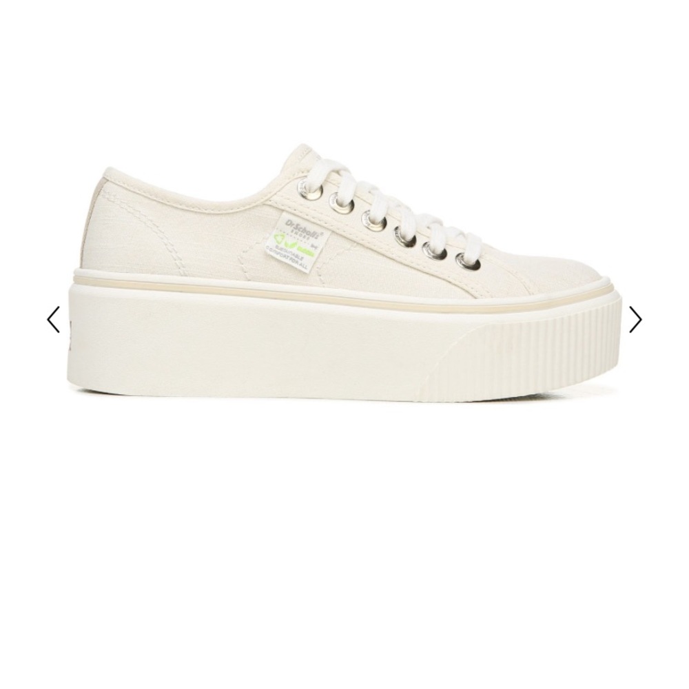 Dr. Scholls White Platform Sneakers
